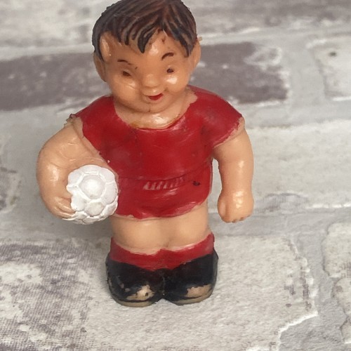 Vintage 1980s red footballer - 1980s,