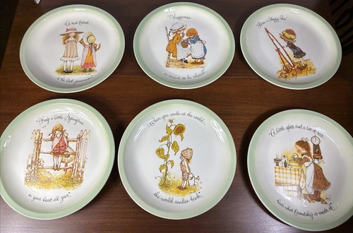 Holly hobbie plates - hobbie,