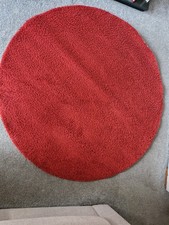Ikea Adum Red Circular Round