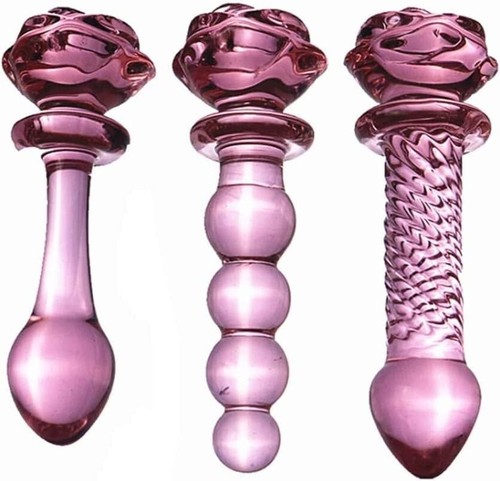 Crystal glass dildo - glass,