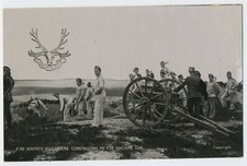 2nd Seaforth Highlanders Digging Machine Gun Pit Vintage Military Postcard C9
