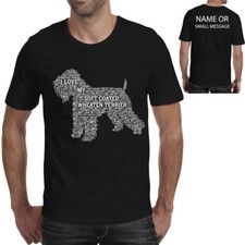 dogs t-shirt  i love my soft coated wheaten terrier. funny gift