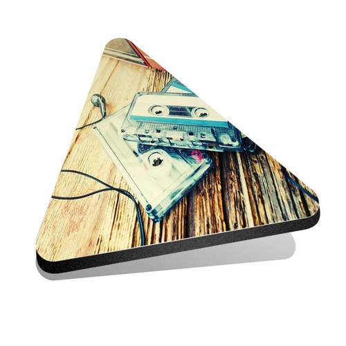 Triangle fridge mdf magnet - 1x,