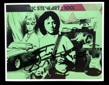 SIGNED ERIC STEWART 10CC PHOTO