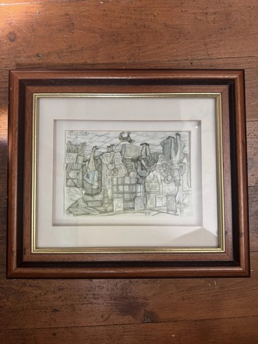 Anton pieck framed picture - framed,