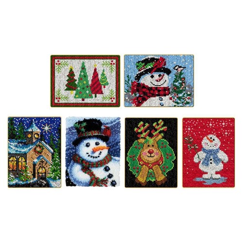 Christmas latch hook kits - hook, diy