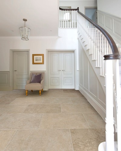 Alnwick beige stone effect - beige,