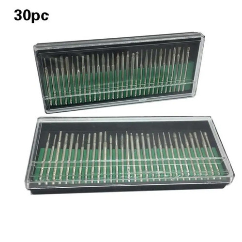 Pcs set 3mm diamond - 30, burr