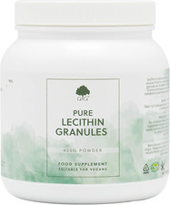 SOYA Lecithin Granules - 400G of Non-Gmo Pure Lecithin Granules - 98% Phosphatid