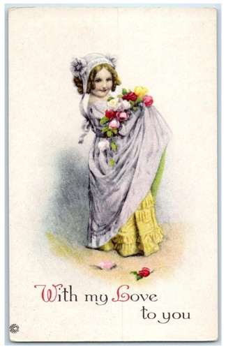 C1910 pretty girl - girl, with