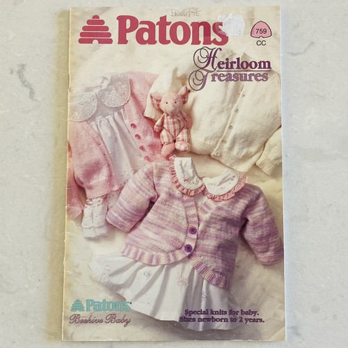 Patons book 759 heirloom - book,