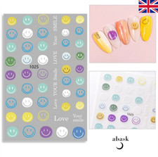 Nail Stickers Smiley Face Self