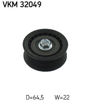 Skf idler pulley for vauxhall - idler,