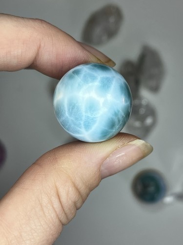 Larimar sphere high grade