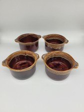 Kilncraft Soup Bowls Set Of 4 Honeycombe Drip Glaze Vintage England New Other 