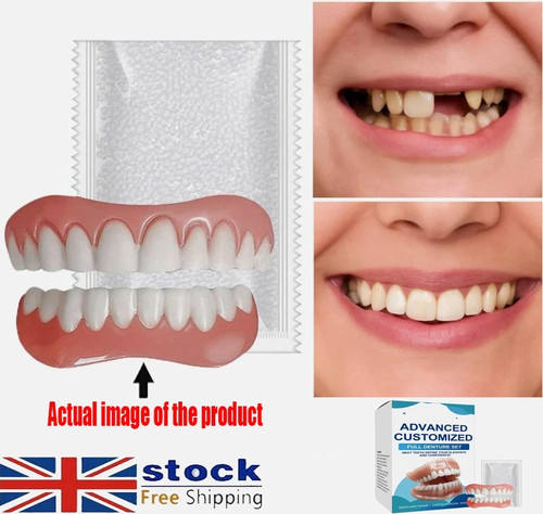 New false teeth silicone upper - silicone,