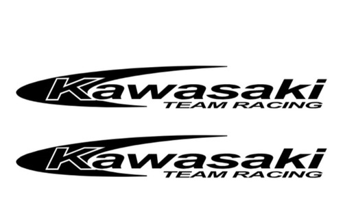 Kawasaki racing vinyl decal - racing,