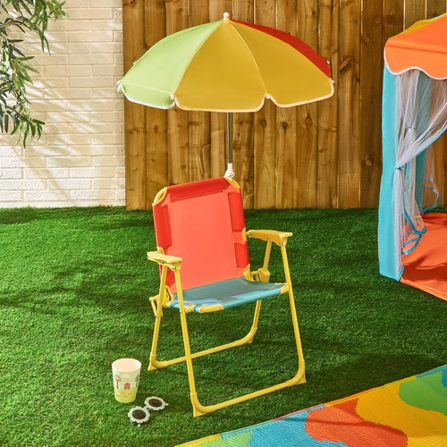 Ohs kids camping chair - camping, parasol