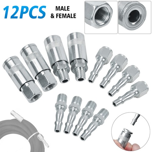 12x air line hose fittings - air,