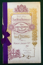 Antique Royal Guildhall Menu