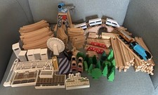 Wooden Train Track Railway