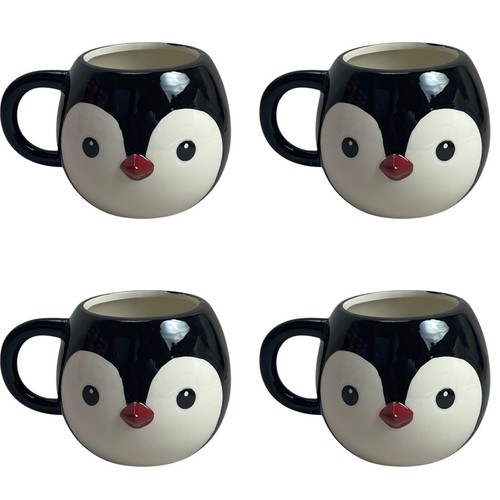Set cute penguin shaped - of, 4
