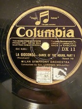 Molajoli – La Gioconda “Dance of the Hours” – Columbia DX 11 78rpm