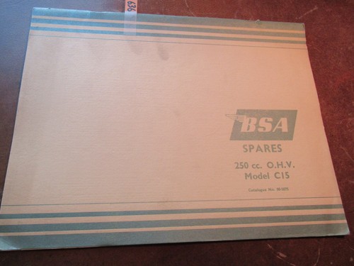 Bsa 250 ohv - c15, parts