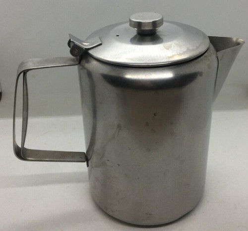 Large stainless steel teapot - steel, 2