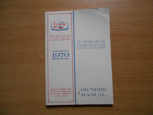 Owner manual cessna - owner's,