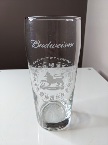 Budweiser beer pint glass - pint,