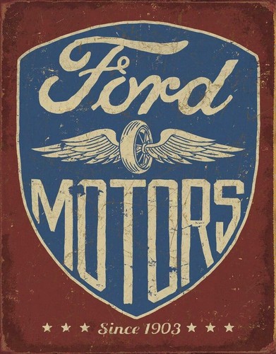 Metal sign ford - sign, since
