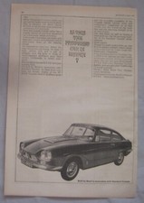 1965 Bond Equipe GT4S Original advert No.2