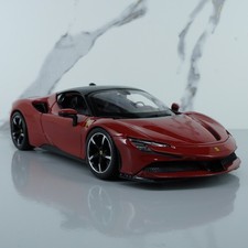 Ferrari SF90 Stradale – Burago 1:24 Scale Diecast Model Sports Supercar Gift