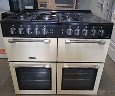 LEISURE Chefmaster CC100F521C 100 cm Dual Fuel Range Cooker - Cream & Black