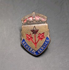 Royal Canadian Armed Forces Veterans Pin Badge. WW2 Vintage Canada Military 
