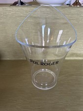 Beautiful Pol Roger Champagne Perspex Ice Bucket Rare Made In Italy 