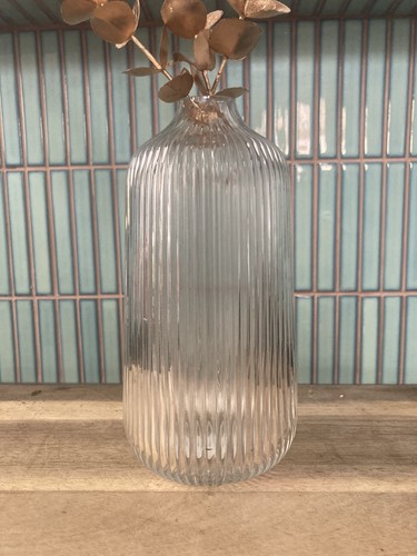 Bulk large clear ribbed - clear,