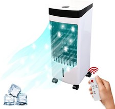 4L Air Cooler Fan Remote Control Portable Ice Pack Cool Unit Filter Water Tank