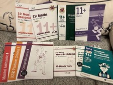 11+ Books Maths, English