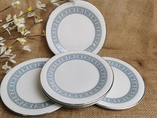 Royal Doulton Counterpoint Dessert Plates 17 cm 6.5'  Fine Bone China x 6
