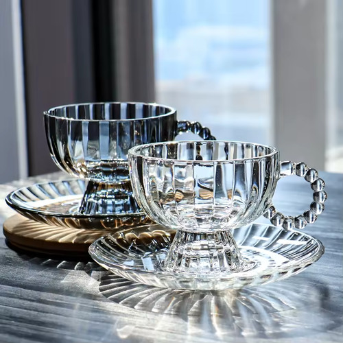 Clear 12pcs vintage - clear, embossed