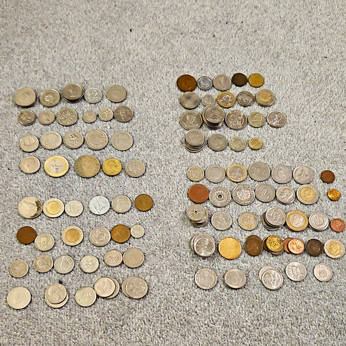 Mixed world coins bulk - bulk, lot