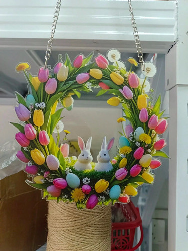 Easter bunny tulip - bunny,