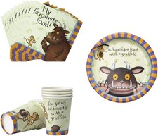 Gruffalo Party Tableware Set for Party Decorations Disposable & Eco-Friendly