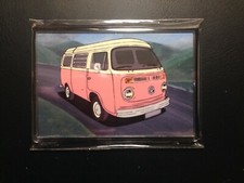 White / pink VW Volkswagen