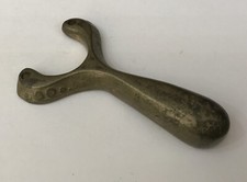 Vintage Gypsy Heavy Brass Dotted Design Slingshot Sling Shot Catapult Fishing