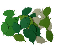 2.5cm x 100 paper leaves die