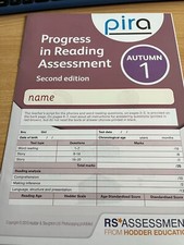 PIRA (PROGRESS IN READING ASSESSMENT) YEAR 1 AUTUMN. TEST & ANSWERS.