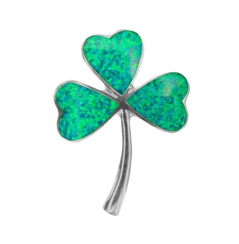 Shamrock brooch 925 silver - 925,
